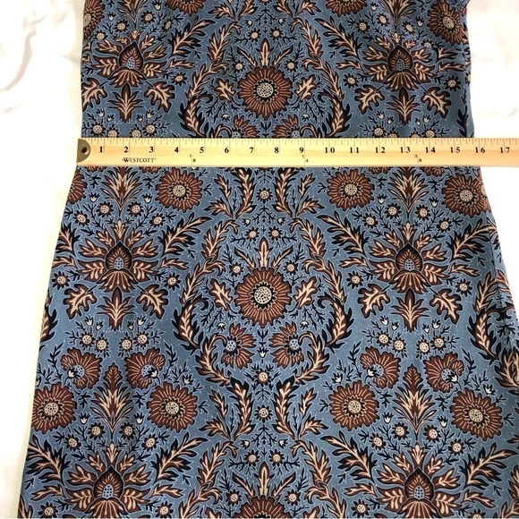 Cabi Provencial XXS Tunic Style 3295 Blue Brown Floral Long Sleeves Dress - Picture 10 of 10